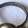 Vintage sterling silver tiger eye ring Image 2