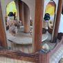 Traditional German Wooden Xmas Spinning Carousel Image 7
