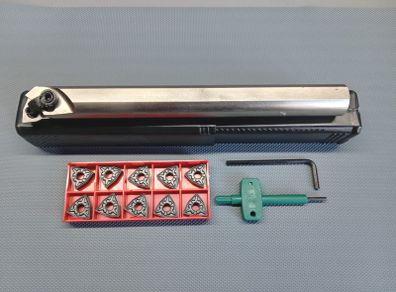 Lathe boring bar and inserts (20mm) (MWLNR)