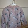 M&S Girls Fuzzy Unicorn Jumper 3-4 Years Image 5