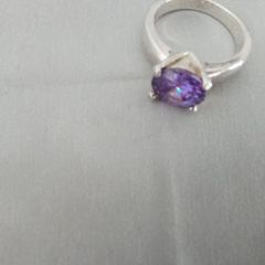 Costume Purple Stone Ring.