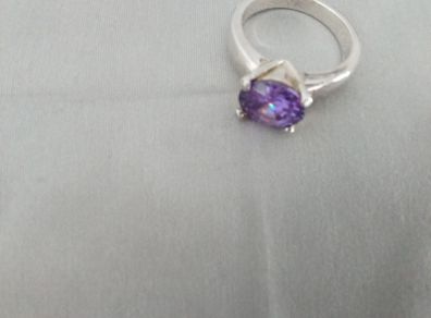 Costume Purple Stone Ring.
