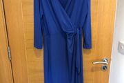 Wrap dress royal blue 12