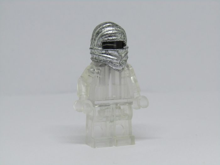 Lego Prototype Minifigure Ninjago Ninja Hood Speckled Hat Accessory This Is A Authentic Lego Employee Prototype Done In Speckled Part These Speckled Parts Are A Prototype That A Lego Employee Had Made As A New Idea For Some New Parts As They Have Rarely D