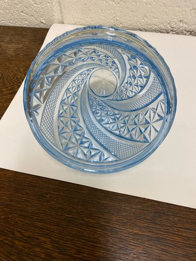 cut glass shade mid  century and vintage