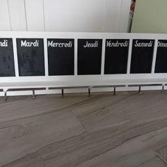 Shelf with Coat Hooks