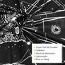 Tapestry for Bedroom Aesthetic, Sun Moon Star Large Astrology Wall Hanging, Black White Psychedelic Room Decorations (130x150cm) Image 5