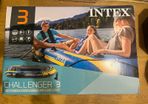 Intex Challenger 3  + trolling motor + mounting bracket + electric pump
