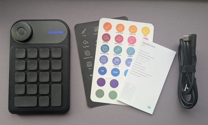 HUION Keydial Mini K20 Bluetooth Remote Keyboard