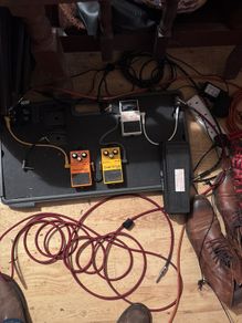 various guitar pedals