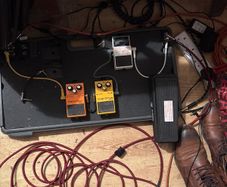 various guitar pedals