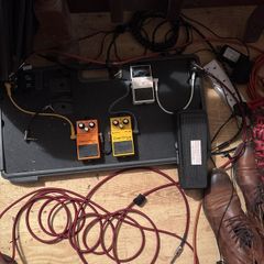 various guitar pedals