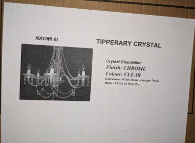 Chandelier - Tipperary Crystal Naomi 8 Arm
