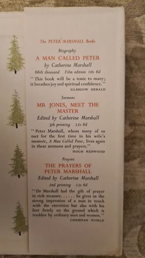 Let's Keep Christmas. By Peter Marshall Illustrated By Barbra Cooney. Beautiful Christmas First Edition 1953. Hardback Complete With Dustjacket In Good Condition. Make Lovely Christmas Present. 34.