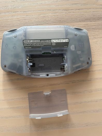 Perfect Xmas Gift Nintendo Gameboy Advance AGB-001 Black Clear with Super Mario Land 2: 6 Golden Coins, Yoshi and Bomberman GB