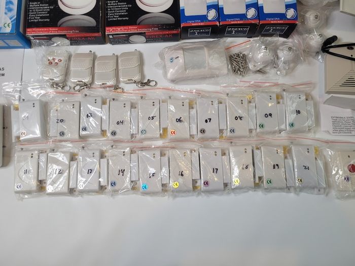 Complete home security alarm system