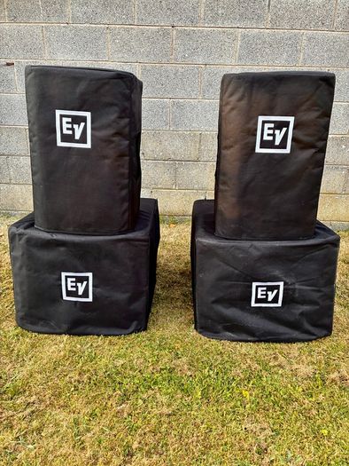 Electro Voice ETX 2 Subs 2 Full Range Audio Speakers
