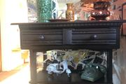 Mid century Ercol tall console table