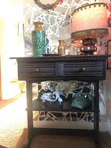 Mid century Ercol tall console table