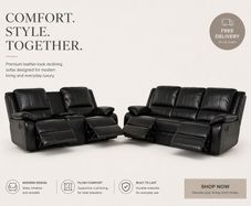 New Full Leather Larson Sofa Sets