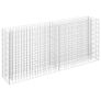 Gabion Raised Bed Galvanised Steel 180x30x90 cm Image 2