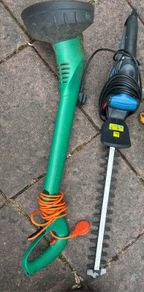 Grass trimmer and hedge trimmer