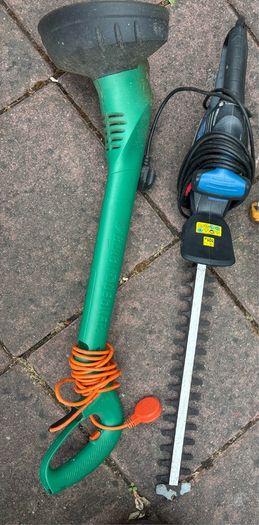 Grass trimmer and hedge trimmer