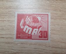 East Germany 1950 "60 Years 1st of May Celebrations" 30 Pfennig Stamp mint/MNH - free standard postage