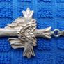 Vintage Large Sterling Silver 925 Cross L-2,2" Image 4
