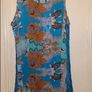 Kaktus long line floral knitted back top size M UK12 EU40 Postage included Image 2
