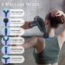 Deep Tissue Massage Gun - 99 Speeds, 6 Heads Image 5