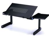 Foldable Tablet Holder Stand Folding Adjustable Desk Table Laptop Ergonomic with Mouse Pad