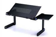 Foldable Tablet Holder Stand Folding Adjustable Desk Table Laptop Ergonomic with Mouse Pad