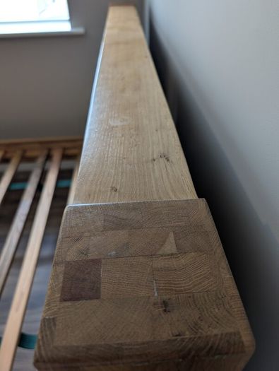 Solid Oak Double Bed