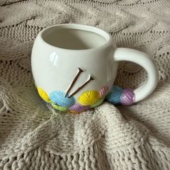 New ceramic mug for crafty person
