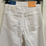 Bershka white high waist straight jeans Image 4