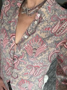 Jaeger shirt 100% silk Size S-M