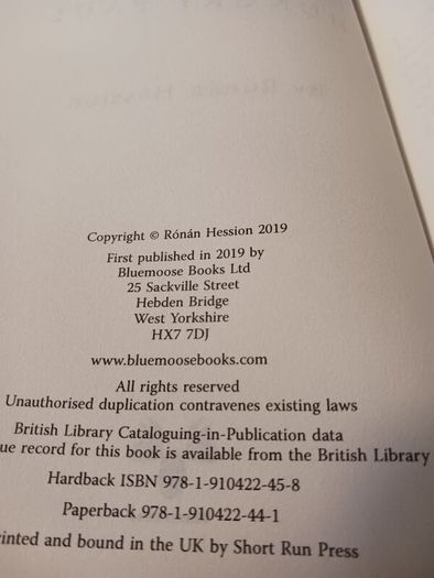 Ronan Hession / LEONARD AND HUNGRY PAUL/ 2019/ 1st edition paperback