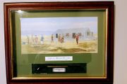 Vintage Golfing Scene