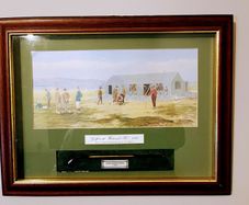 Vintage Golfing Scene