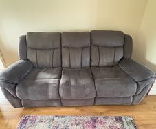 Grey 3+1+1 Recliner sofa