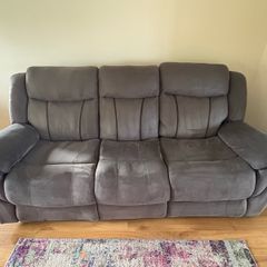 Grey 3+1+1 Recliner sofa