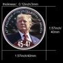 Commemorative Coin - 45th & 47th US Presidents, new, unopened. Image 3