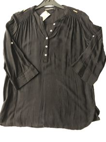 Black Cotton Blouse BNWT