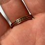 Rose Gold Plated Ladies Sterling Silver Ring Image 4