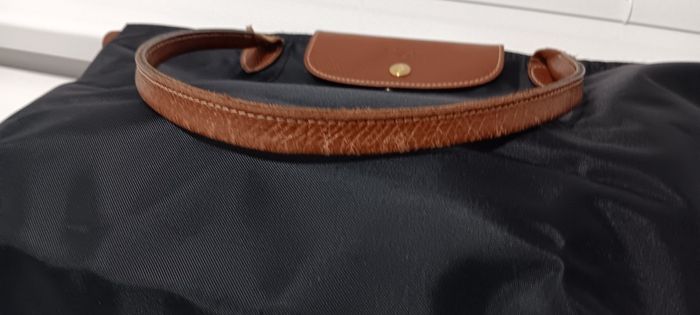 Black Longchamp Le Pliage Bag - Size L