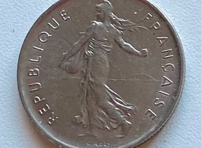 1970 - France - 5 Francs Coin