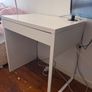 White Desk / Dressing Table with Drawer Image 3