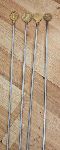 Set of 4 Vintage Skewers