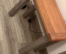 wooden side table
